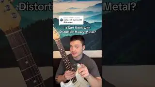 Серф-рок с дисторшн &mdash; это металл?! #шорты