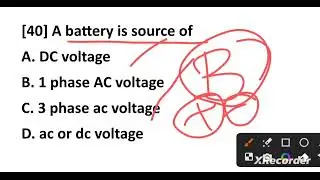 Basic electrical engineering MCQ questions and answersPSCSSC Railway NTPC Loco pilot Technician RRB