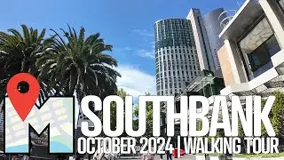 Southbank Melbourne Walking Tour | 4K Virtual Tour | City Rd St Kilda Rd, Yarra River & Crown Casino