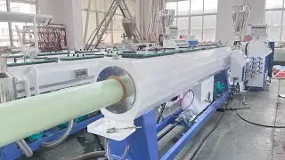 110-200mm pvc pipe extruder machine/ pvc pipe production line/ 0086-15062508056