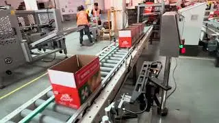 Carton Box Labeling Machine , Box Labelling System