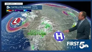 Weekend rain to soak western Colorado, with a few showers on the Plains