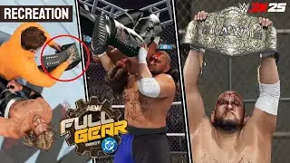 WWE 2K25 SIMULATION: Hangman Adam Page vs Samoa Joe | AEW Full Gear 2025 Highlights