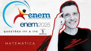 ENEM 2025 - CORREÇÃO DA PROVA - Q.171 A 175 PROVA AMARELA
