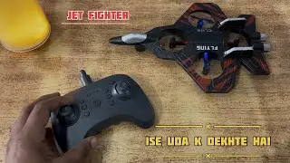 unboxing and flying jet fighter ￼toy plane ￼
