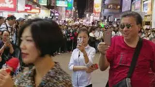 旺角羅文 18/04/05(21：52) 真的好想你 淚的小雨 +完場花絮 小龍女龙婷 Stacey Long