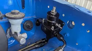 2JZ NA-T Toyota pickup Fuel line conversion