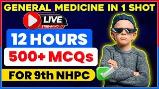 🟢GOOD NEWS FOR HA NHPC LICENSING EXAM💊 | FREE TOP 500+ MCQs LIVE 12 HOURS MARATHON 🏃✅