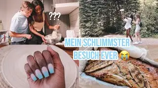 Horror Besuch im Nagelstudio, Bananenbrot backen mit Freund *too funny*, Insta Bilder | Vlog