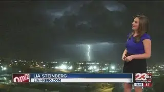 Lightning strikes Sunday night