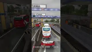 Aku melakukan trip akap dari Bandung menuju Jakarta menggunakan bus harapan jaya #auto #bussid