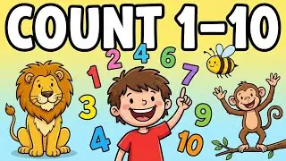 Count 1 to 10 With Animals 🐾 | Kids Phonics Counting Song