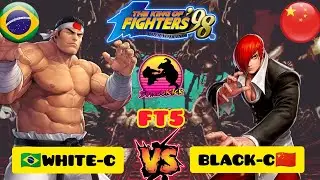 🔥Aparece la Contracara del Chino🔥🇧🇷WHITE-C🇧🇷🆚🇨🇳BLACK-C🇨🇳 FT5 #kof98 
