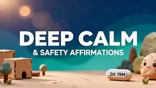 2+ Hours Calming Affirmations for Anxiety Relief & Inner Safety | Deep Calm (Repeat)