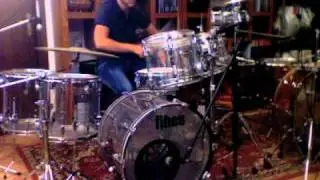 Fibes Crystalite Drum Set