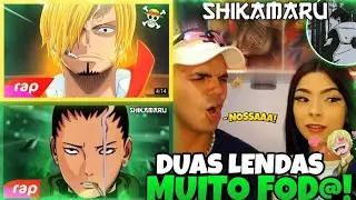 React • Rap do Shikamaru - CUIDADO COM AS SOMBRAS + Rap do Sanji (One Piece) - APENAS UM TRAGO
