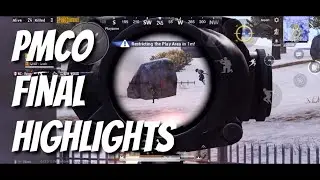PUBG mobile PMCO Final kill and down highlights
