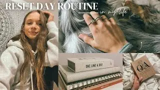 Reset Day Routine (self-care, journalling, healthy habits)