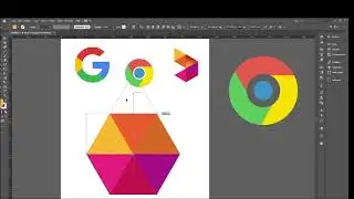 Chrome, Google & Robi logo Design in illustrator | Graphi Tech