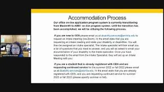 Virtual Connections - Office of Disability Services