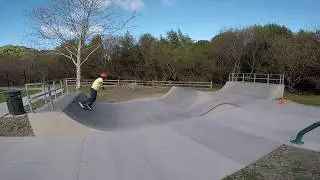 Skating Pinole Skate Park Februrary 2018
