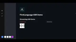 FirstLanguage Multilingual Speech Recognition