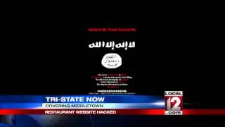 Restaurant website hacked with pro-ISIS message