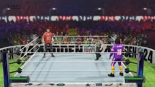 WWE 2K23 Rob Gronkowski Vs Justin Jefferson No Ring Out Dream Match