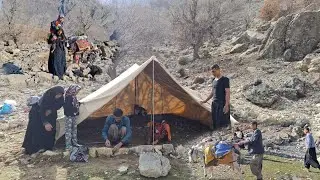 Unexpected migration of nomads in winter | The real life story of Ali and Sarbgol❄️