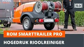 ROM SmartTrailer PRO rioolreinigingsmachine | rioolreiniger | riool ontstoppen | riool reinigen