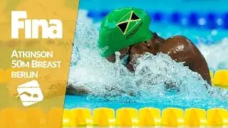 What a finish! 0.08 seconds between Atkinson and Efimova in 50m breast #2 Berlin