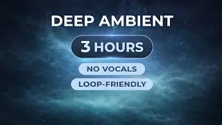 🎧 Deep Ambient Focus Music &ndash; 3 Hours (No Vocals, Loop-Friendly)