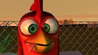 El Pollito p&iacute;o 3d - el Toro y el Tractor de la Granja part#166 -el Pollito y el Tractor de la Granja