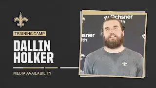 Dallin Holker on Tight End Competition | Saints Training Camp 2024