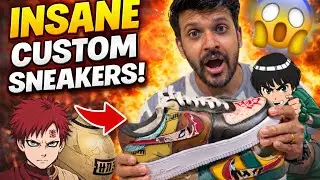 Guys mere custom anime art painted Nike aa Gaye !! 