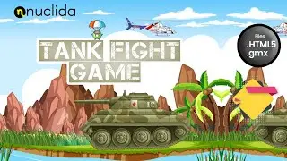 Parachute Tank War Game - Game make Studio Game Source Files