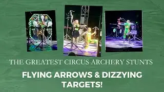 Amazing Archery Circus Trick Shots! Циркові трюки зі стрільби з лука #archery #circusacts #цирк 