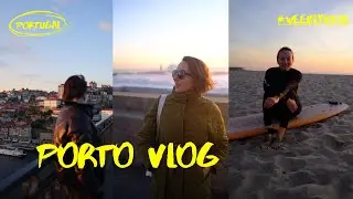Portugal diaries | Surfing. Jazz. Atlantic Ocean. Porto city walking. Filter coffee. Unpacking.