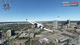 FLYING OVER TULSA 60FPS