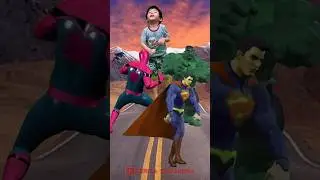 Spiderman superman and hulk dance #edm #music #electronicmusic #remix