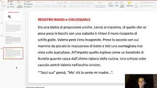Esempi di registri stilistici