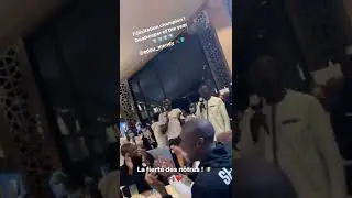 Senegal team celebrate &Eacute;douard Mendy's FIFA Goalkeeper of the Year award 🇸🇳 #mendy