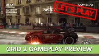 Let's Play GRID 2 - Gameplay Preview With Live Commentary