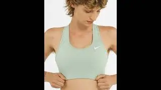 Nike Dri FiT Swoosh Womens Medium Support Non Padded Sports Bra Nike