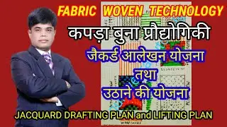 Jacquard shedding | Drafting plan | Needle lifting plan | 15/009