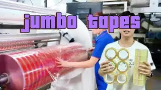 Bopp adhesive tape jumbo roll suppliers,bopp adhesive jumbo roll,cello tape jumbo rolls