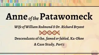 Anne of the Patawomeck Book Release Announcement