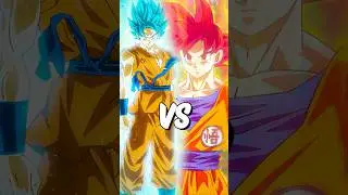 SSJ God vs SSJ Blue | Which one is better?? #shorts