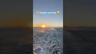 🌅 ocean sunrise 😊 #ocean #newyear #youtubeshorts #travel #asmr #viral