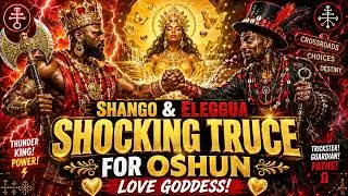 Shango and Eleggua's SHOCKING Truce for Oshun, the Love Goddess! #shorts #orisha #yoruba #power
